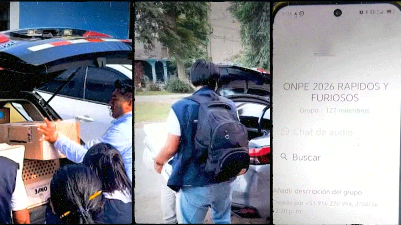 ONPE improvisó traslado de actas: convocaron taxistas por WhatsApp en elecciones