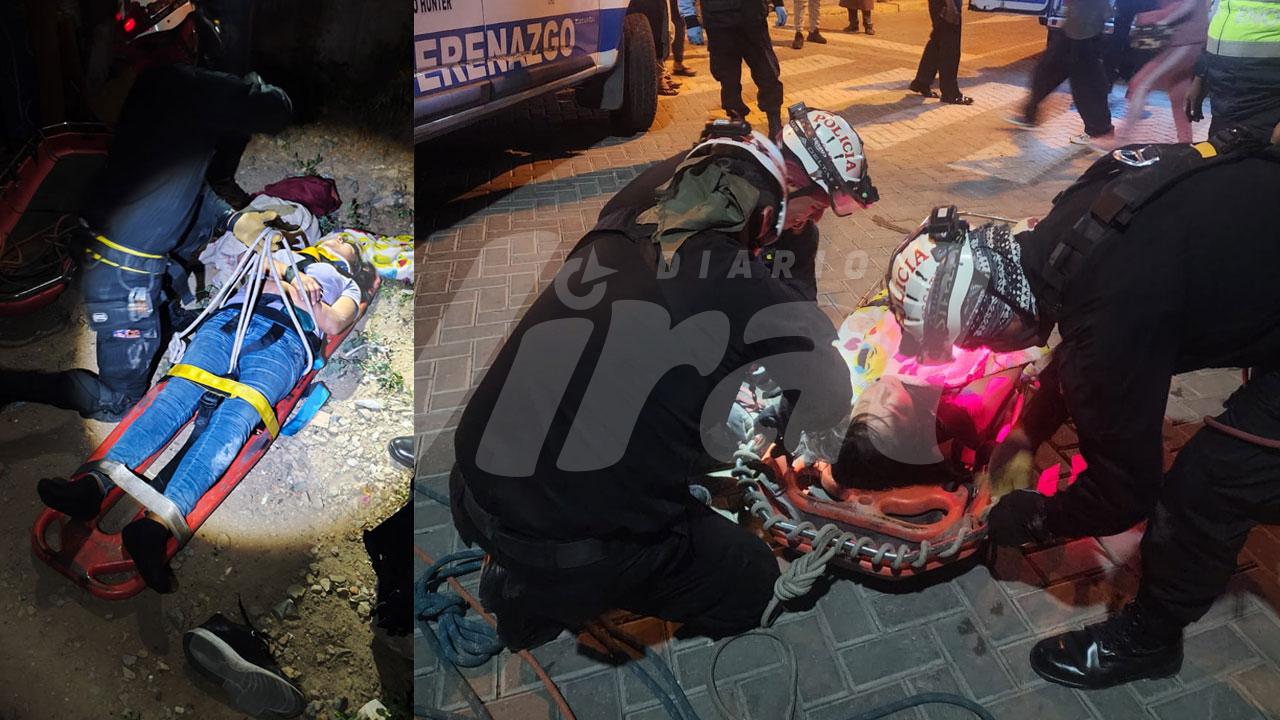 Mujer sobrevive a caída desde mirador en Arequipa