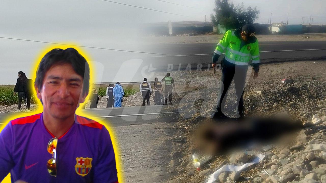 Hallan cadáver en la Panamericana Sur en Majes