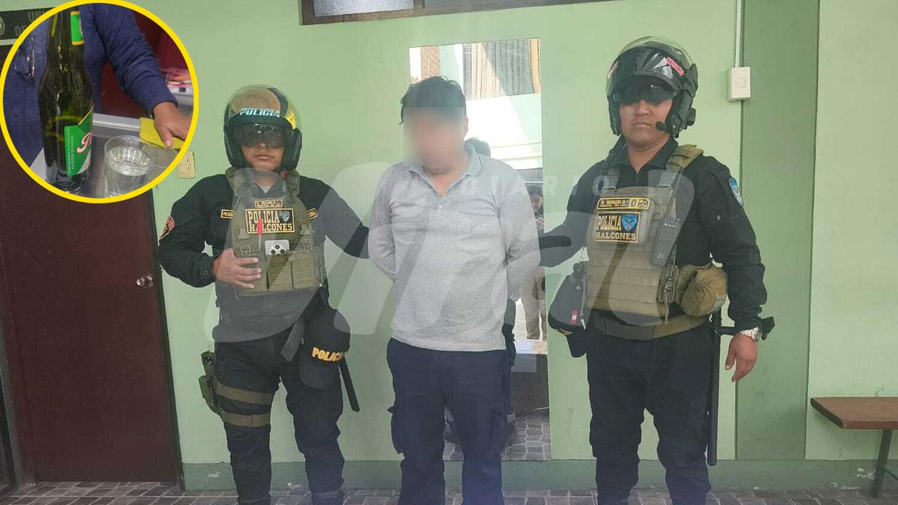 Arequipa: detienen a sujeto por vender cerveza adulterada con agua a comerciantes