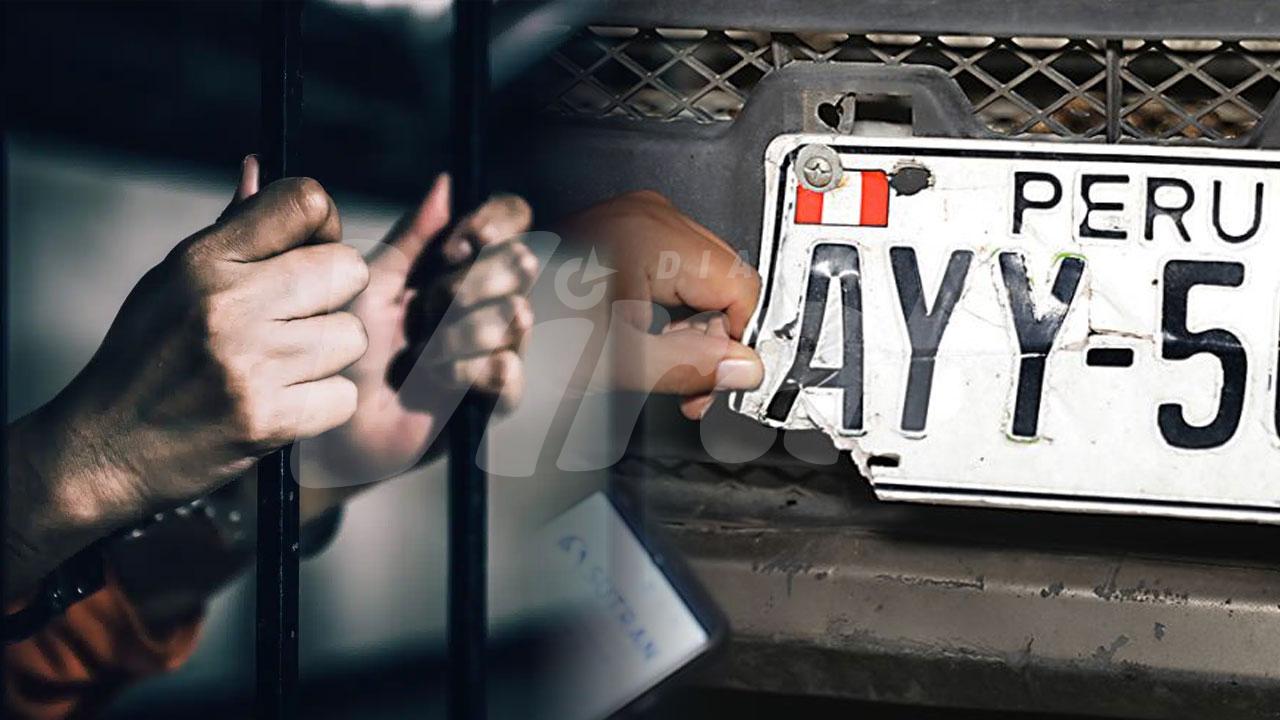 Condenan a conductor por placa falsa