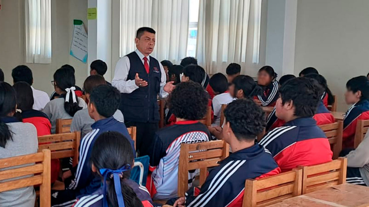Fortalecen prevención de violencia en colegios de Islay