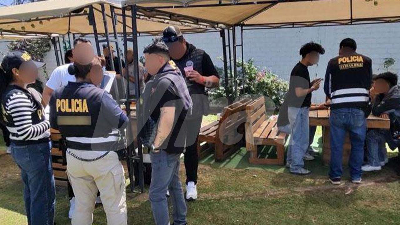 Operativo en Jose Luis Bustamante y Rivero deja 3 detenidos, 4 extranjeros retenidos y celulares robados recuperados