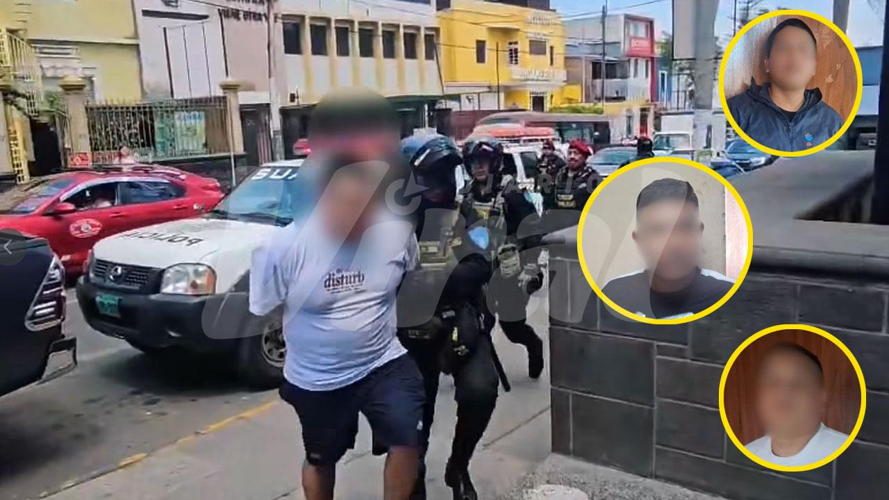 Caen tres presuntos extorsionadores en terminal Gratersa