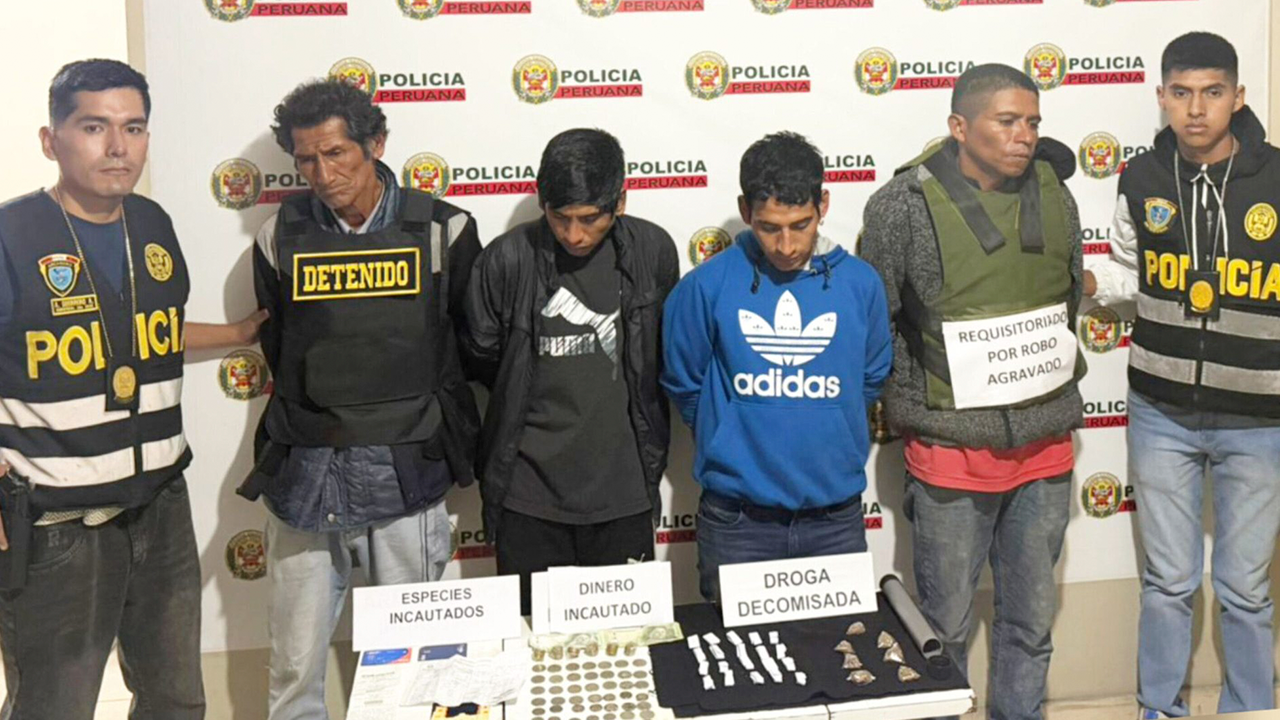 Desarticulan banda “Los noles del Cruce del Ratón” por venta de droga en Ilo
