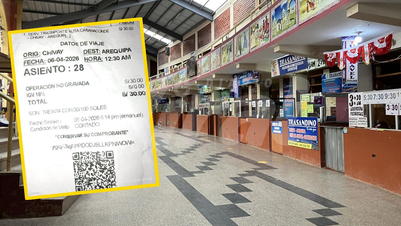 Denuncian cobros excesivos en ruta Chivay-Arequipa